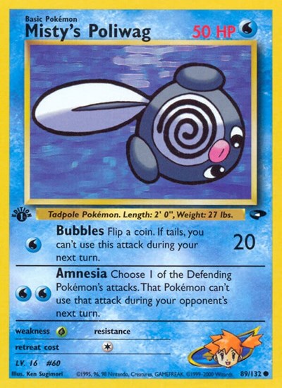 Misty's Poliwag (Gym Challenge) Heavy Play Unlimited