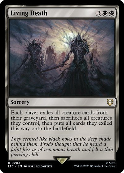 Living Death (Commander: The Lord of the Rings: Tales of Middle-earth) Medium Play