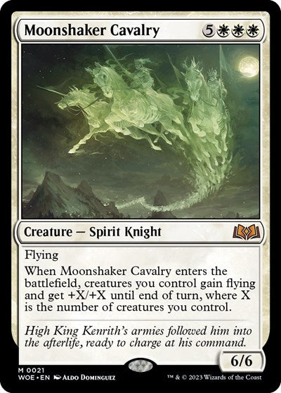 Moonshaker Cavalry (Wilds of Eldraine) Near Mint