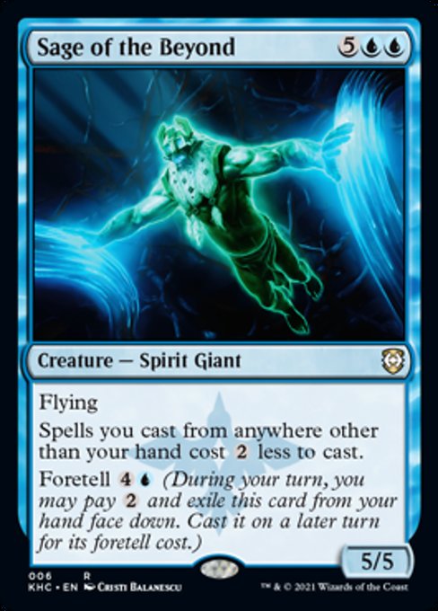 Sage of the Beyond (Commander 2021 Kaldheim) Light Play