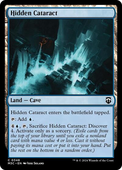 Hidden Cataract (Commander: Modern Horizons 3) Light Play