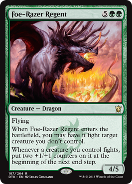 Foe-Razer Regent (Dragons of Tarkir) Damaged / Poor