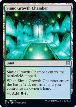 Simic Growth Chamber (Commander 2019) Light Play