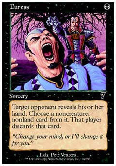 Duress (7th Edition) Light Play