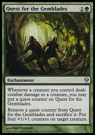 Quest for the Gemblades (Zendikar) Light Play