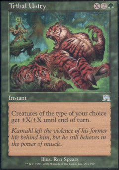 Tribal Unity (Onslaught) Medium Play