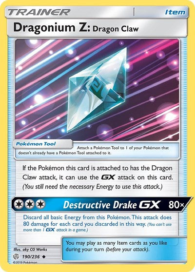 Dragonium Z: Dragon Claw (SM - Cosmic Eclipse) Light Play