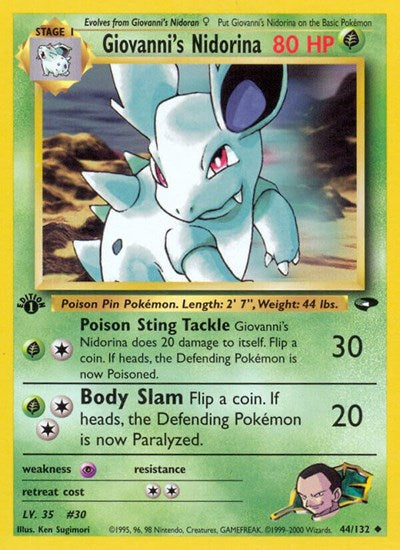 Giovanni's Nidorina (Gym Challenge) Medium Play Unlimited