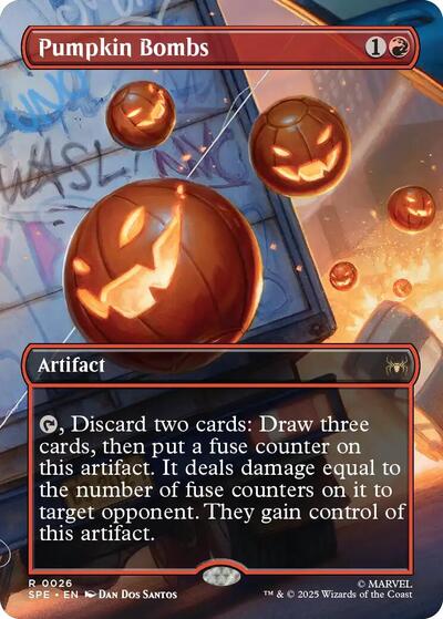 Pumpkin Bombs (Borderless) (Marvel's Spider-Man: Eternal-Legal) Light Play