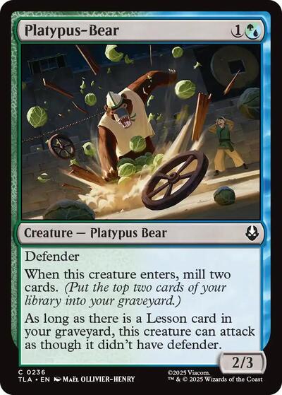 Platypus-Bear (Avatar: The Last Airbender) Light Play Foil
