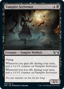 Vampire Scrivener (Streets of New Capenna) Light Play