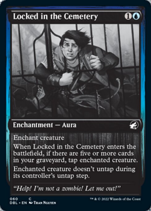 Locked in the Cemetery (Innistrad: Double Feature) Light Play