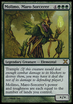 Molimo, Maro-Sorcerer (10th Edition) Heavy Play