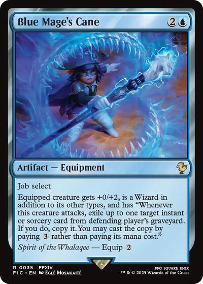 Blue Mage's Cane (Commander: FINAL FANTASY) Light Play