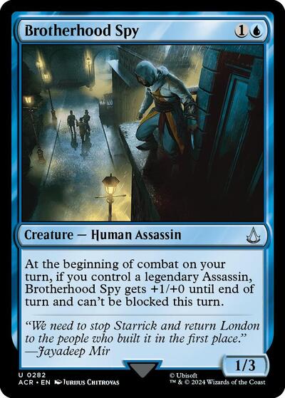 Brotherhood Spy (Universes Beyond: Assassin's Creed) Light Play
