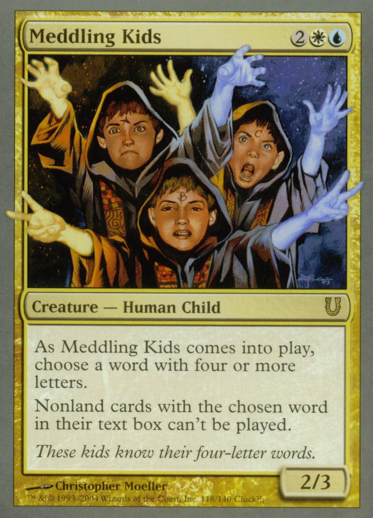 Meddling Kids (Unhinged) Light Play