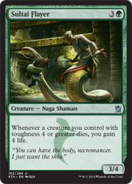 Sultai Flayer (Khans of Tarkir) Light Play