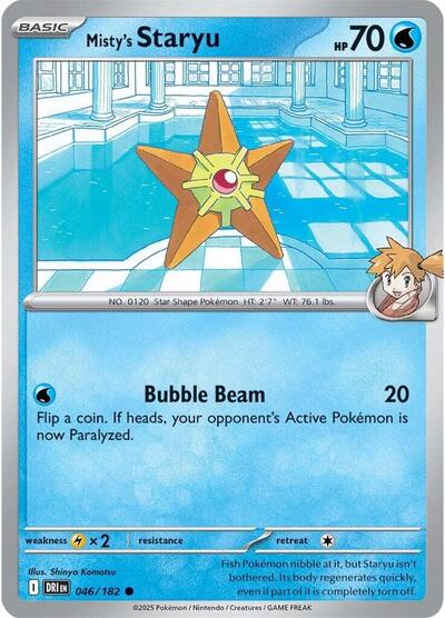 Misty's Staryu (SV10: Destined Rivals) Light Play