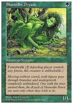 Shanodin Dryads (5th Edition) Medium Play