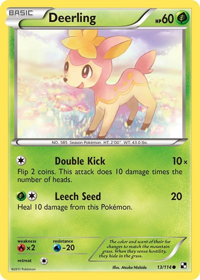 Deerling (Black and White) Medium Play