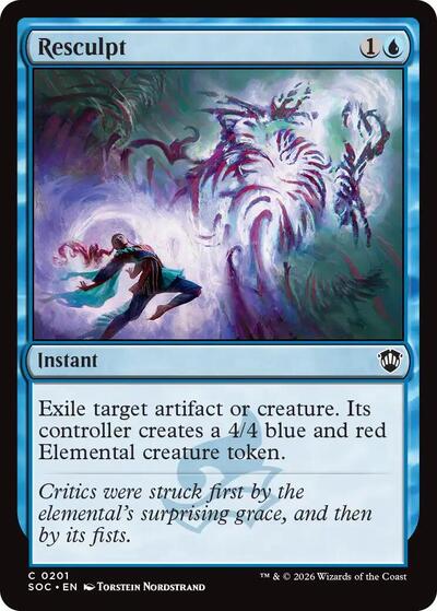 Resculpt (Commander: Secrets of Strixhaven) Light Play