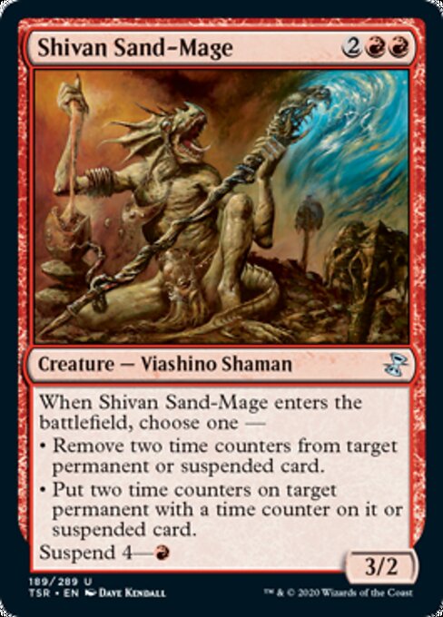 Shivan Sand-Mage (Time Spiral Remastered) Light Play