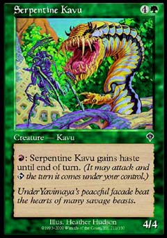 Serpentine Kavu (Invasion) Heavy Play