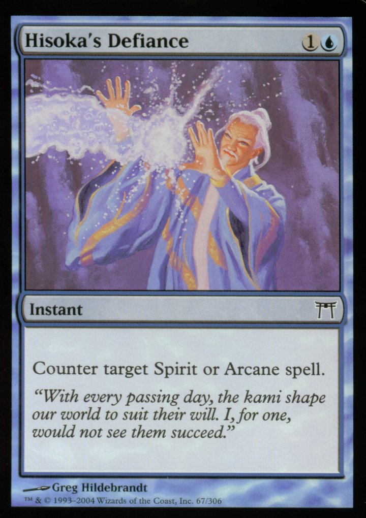 Hisoka's Defiance (Champions of Kamigawa) Light Play
