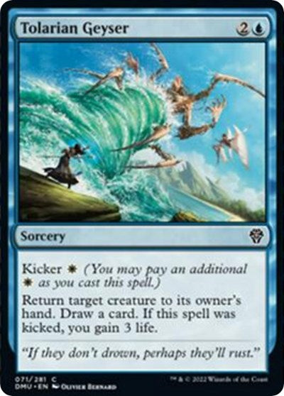 Tolarian Geyser (Dominaria United) Light Play