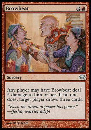 Browbeat (Planechase) Light Play