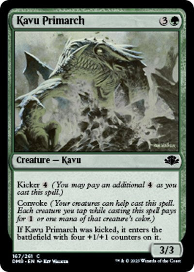 Kavu Primarch (Dominaria Remastered) Light Play