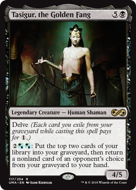 Tasigur, the Golden Fang (Ultimate Masters) Light Play
