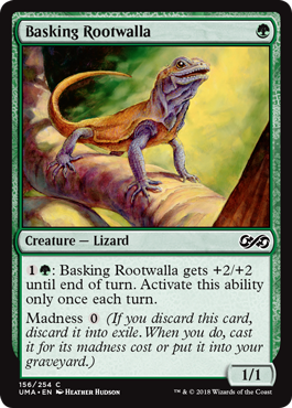 Basking Rootwalla (Ultimate Masters) Light Play Foil