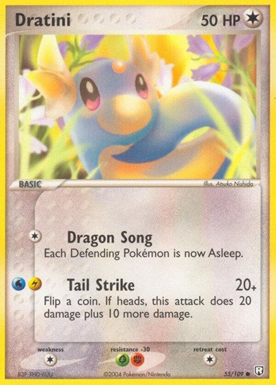 Dratini - 053 (Team Rocket Returns) Damaged / Poor Reverse Holofoil