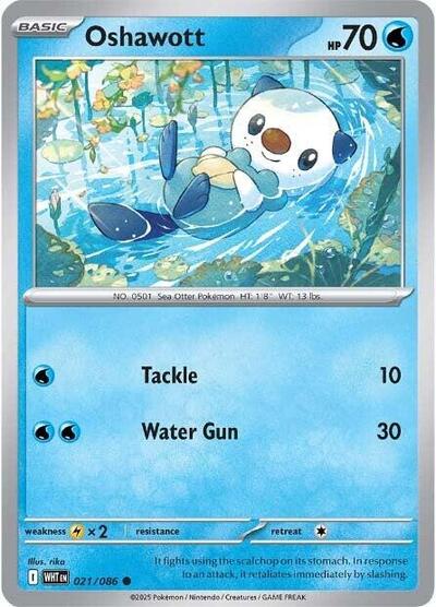 Oshawott (SV: White Flare) Light Play