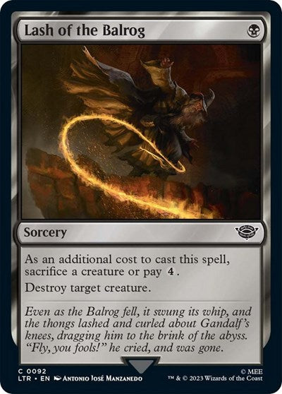 Lash of the Balrog (Universes Beyond: The Lord of the Rings: Tales of Middle-earth) Light Play