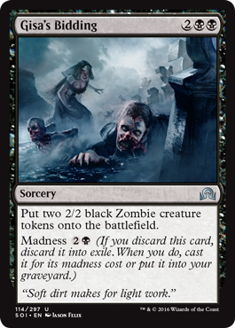 Gisa's Bidding (Shadows Over Innistrad) Light Play