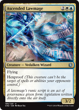 Ascended Lawmage (Conspiracy: Take the Crown) Light Play