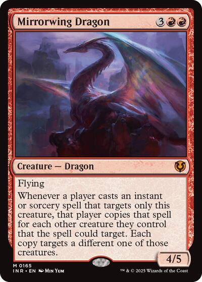 Mirrorwing Dragon (Innistrad Remastered) Light Play