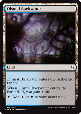 Dismal Backwater (Commander 2016 Edition) Light Play