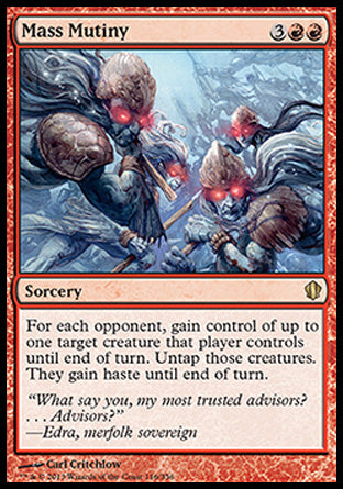 Mass Mutiny (Commander 2013 Edition) Light Play