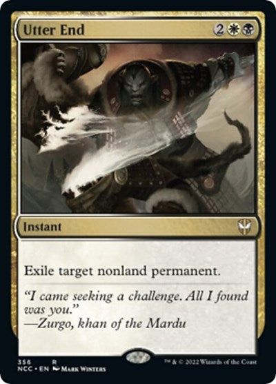 Utter End (Commander: Streets of New Capenna) Light Play