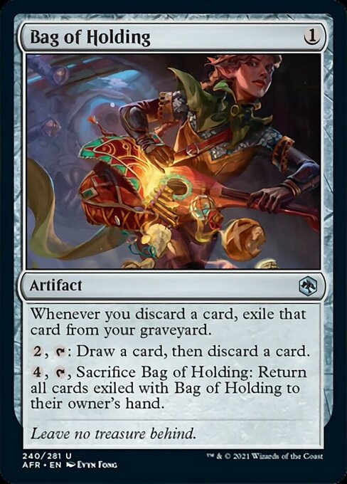 Bag of Holding (Adventures in the Forgotten Realms) Light Play