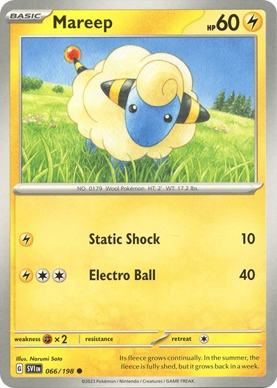 Mareep (Scarlet and Violet: Base Set) Light Play