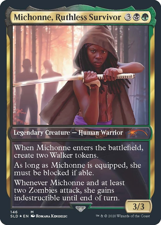 Michonne Ruthless Survivor (Secret Lair) Near Mint Foil