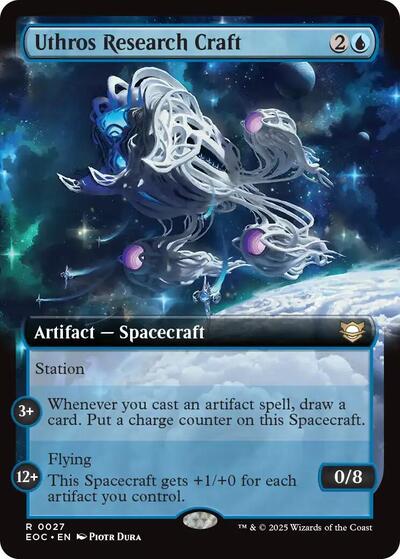 Uthros Research Craft (Extended Art) (Commander: Edge of Eternities) Light Play