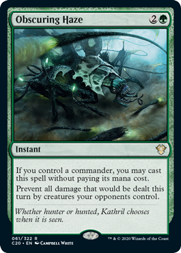 Obscuring Haze (Commander 2020 Ikoria) Light Play