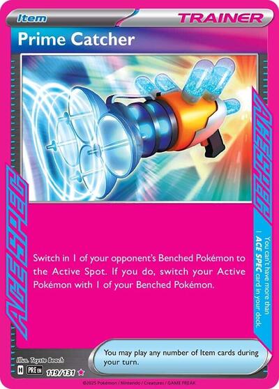 Prime Catcher (SV: Prismatic Evolutions) Light Play Holofoil