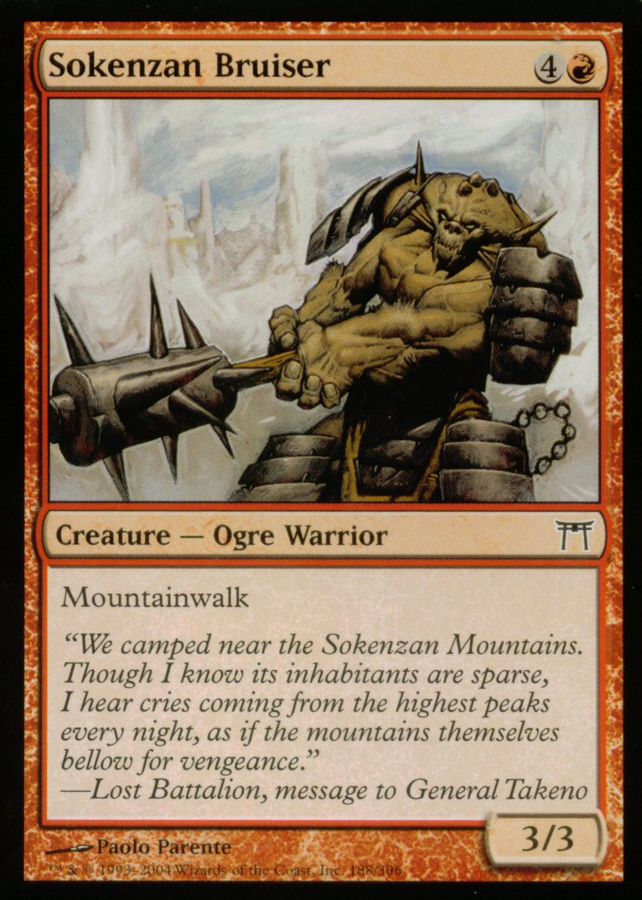 Sokenzan Bruiser (Champions of Kamigawa) Light Play