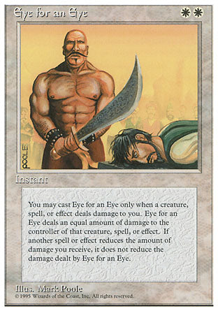 Eye for an Eye (4th Edition) Heavy Play